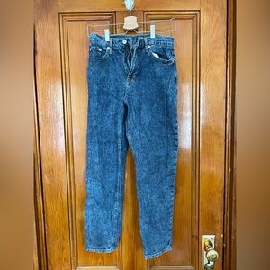 GAP Teen Dark Wash Mom Jeans